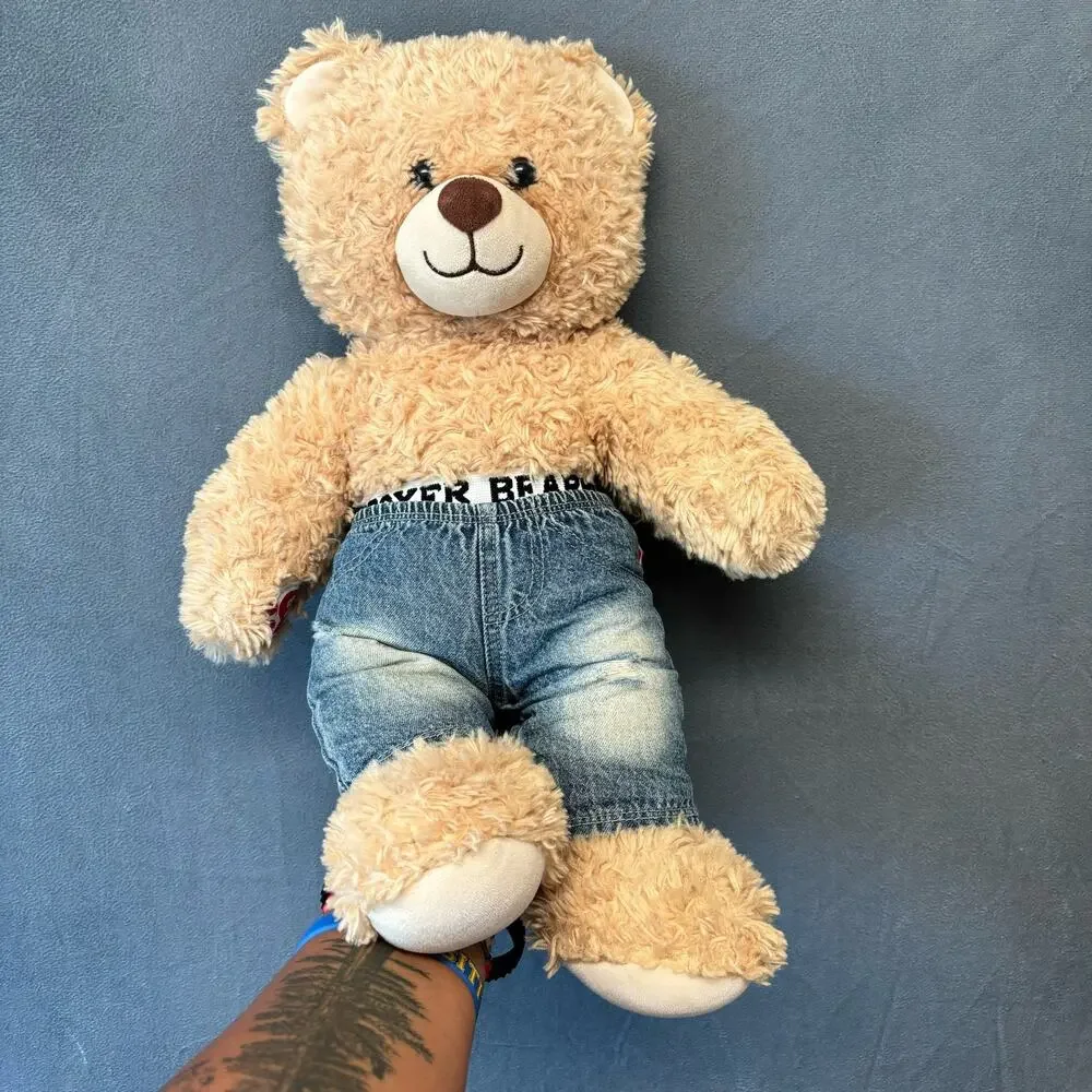 Vintage Build A Bear Boxer Sagging Streetwear Skater Gangster Teddy Bear Skinny